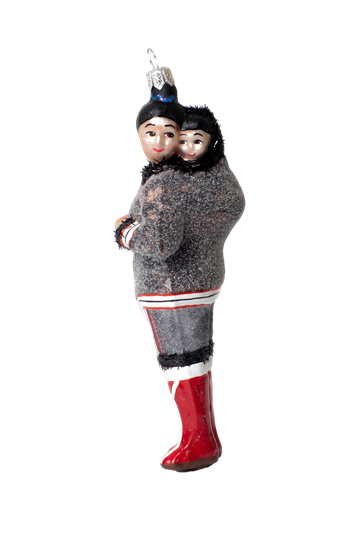 Grønlandsk Kvinde med Barn i Amaut